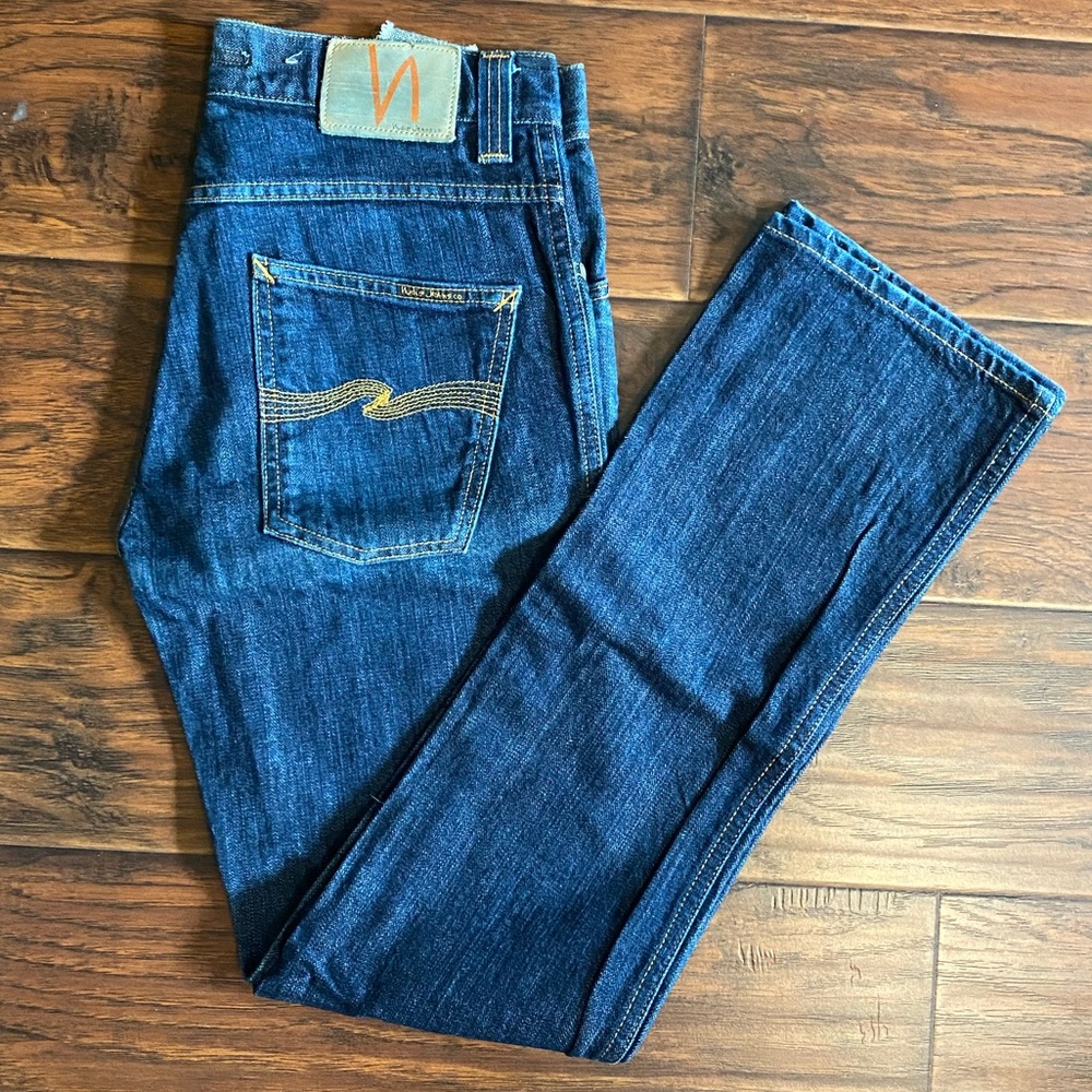 Nudie Jeans! Great fit.